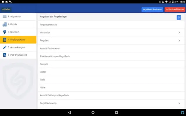 Regalpruefer android App screenshot 5